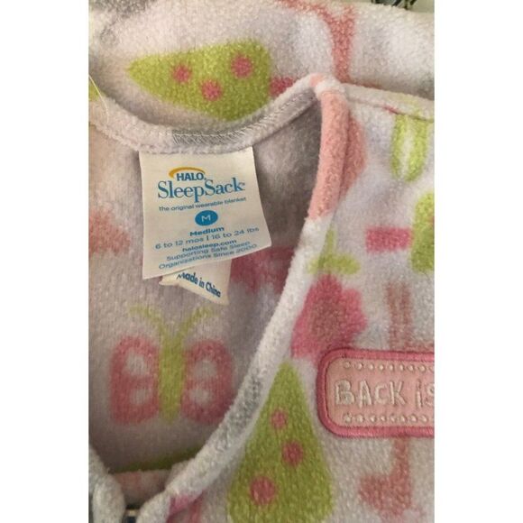 girls halo fleece sleep sac blanket m medium - Picture 4 of 4